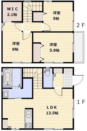 差間戸建の物件内観写真